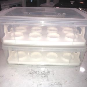 Set of 2 cupcake storage carriers from Target